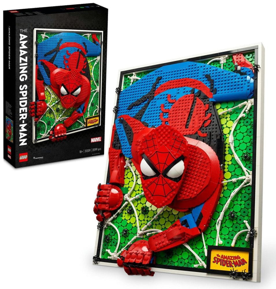 Levně LEGO Art 31209 Úžasný Spider-Man