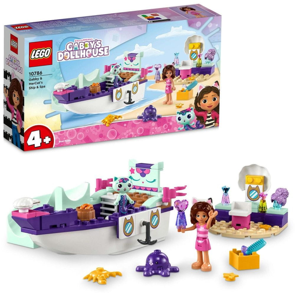 LEGO Gábinin kouzelný domek 10786 Gábi a Rybočka na luxusní lodi