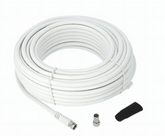 Opticum Koaxiální kabel RED LINE KAB0117, 6,8mm, 50m, 2XF, gumová krytka