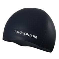 Aqua Sphere plavecká čepice PLAIN SILICONE CAP - černá/bílá