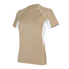 AQUALUNG dámské tričko RASHGUARD LOOSE FIT, béžová/bílá S Béžová