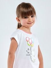 Cornette Dívčí pyžamo Cornette Kids Girl 745/102 Balloons 2 86-140 bílá 122-128