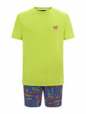 Guess Pánské pyžamo U3GX01K6XN0 P7FJ neon.žlutá- Guess XL