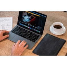 FIXED Oxford kožené pouzdro MacBook Pro 14" černé, FIXOX2-PRO14-BK