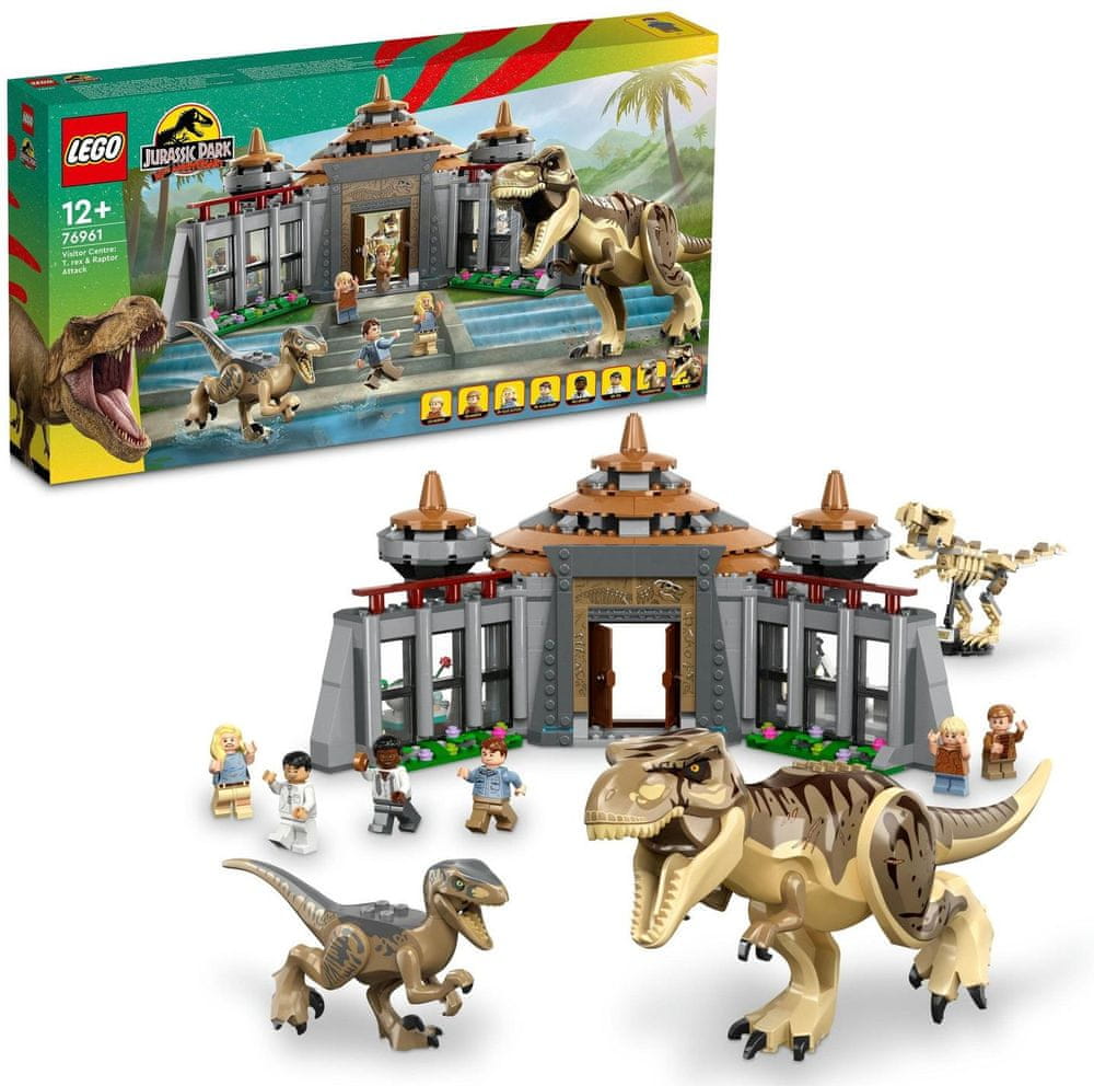 Levně LEGO Jurassic World 76961 Návštěvnické centrum: útok T-rexe a raptora