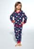 Cornette Dívčí pyžamo Cornette Kids Girl 032/168 Meadow 86-128 tmavě modrá 110-116