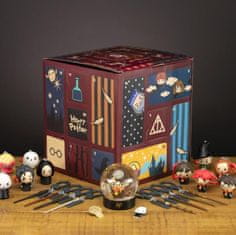 CurePink Kalendář adventní Harry Potter: Kostka (24 x 24 x 24 cm)