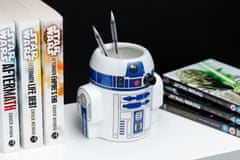 CurePink Keramický stojánek na psací potřeby Star Wars|Hvězdné války: R2D2