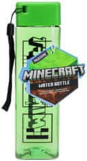 CurePink Plastová láhev na pití Minecraft: Creeper (objem 500 ml)