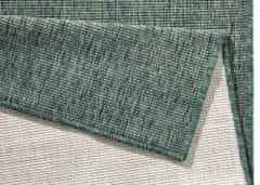 NORTHRUGS Kusový koberec Twin-Wendeteppiche 103095 grün creme – na ven i na doma 120x170