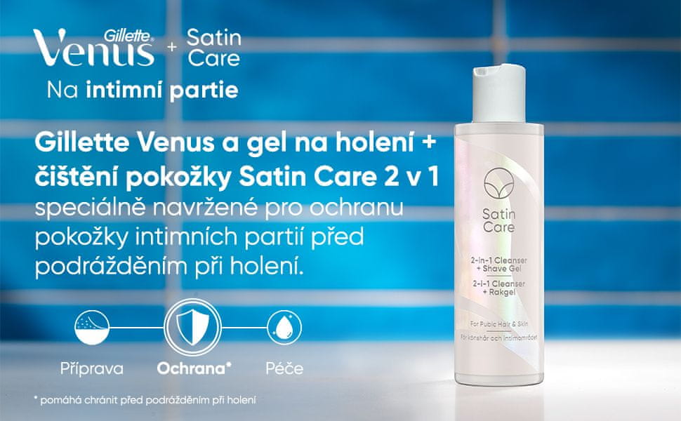 Gillette Gel na holení + čištění pokožky Gillette Venus 2 v 1