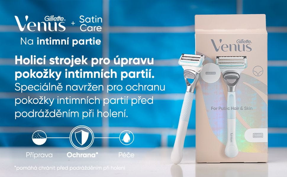 Gillette Holicí strojek Venus pro úpravu pokožky intimních partií