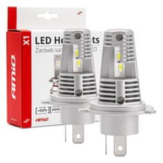 AMIO LED žárovky hlavního svícení X1 Series H4 AMiO
