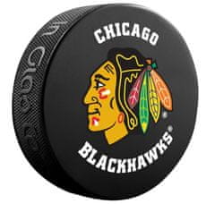 Inglasco Fanouškovský puk NHL Logo Blister (1ks), Chicago Blackhawks