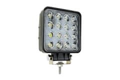 AMIO LED pracovní světlo 16x LED AWL05 EMC 108x108 48W FLAT 9-60V