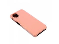 Bomba Zrcadlový silikonový otevírací obal pro Samsung - růžový Model: Galaxy A12