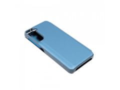 Bomba Zrcadlový silikonový otevírací obal pro Samsung - modrý Model: Galaxy S21