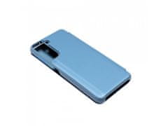 Bomba Zrcadlový silikonový otevírací obal pro Samsung - modrý Model: Galaxy S21 FE