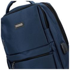 Coveri WORLD Univerzální látkový batoh na notebook Erik, modrá