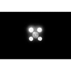 Kaxl LED prostorové světlo 4xLED+1xLED s konvexní čočkou
