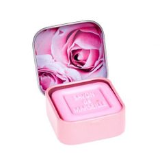 Esprit Provence  Marseillské mýdlo v plechové krabičce - Růže, 25g