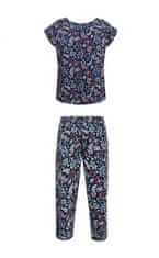 Nipplex Dámské pyžamové tričko s potiskem Nipplex Mix&Match Margot S-2XL tmavě modrá L