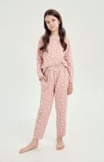 TARO Dívčí pyžamo Taro Chloe 3050 dł/r 146-158 Z24 pudrově růžová 152