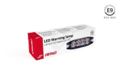 AMIO Výstražné osvětlení oranžové 4x3W LED R65 R10 12 / 24V IP67