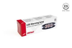 AMIO Výstražné osvětlení oranžové 3x3W LED R65 R10 12 / 24V IP67