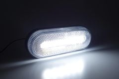 AMIO Bílé oválné obrysové světlo LED - OM-01-W