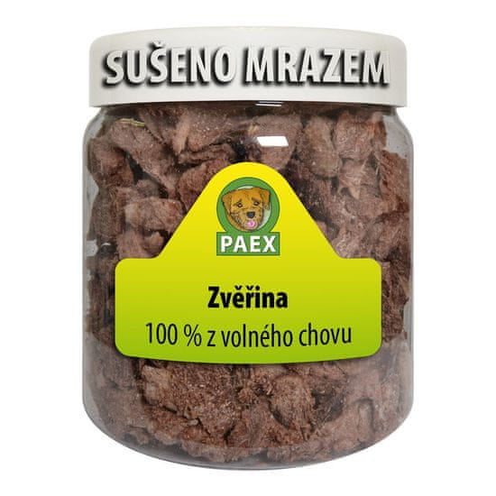 Paex Zvěřina, mrazem sušená 80 g Váha: 80 g