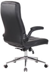 Sortland Kancelářská židle Riverside - umělá kůže | černá