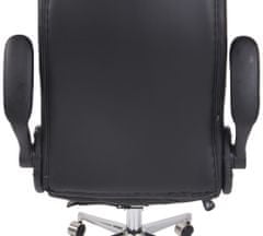 Sortland Kancelářská židle Riverside - umělá kůže | černá