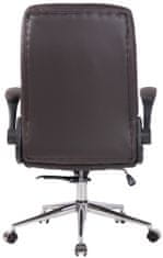 Sortland Kancelářská židle Riverside - umělá kůže | tmavě hnědá