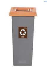 Plafor Odpadkový koš na tříděný odpad Fit Bin gray 53 l, hnědý - bio odpad