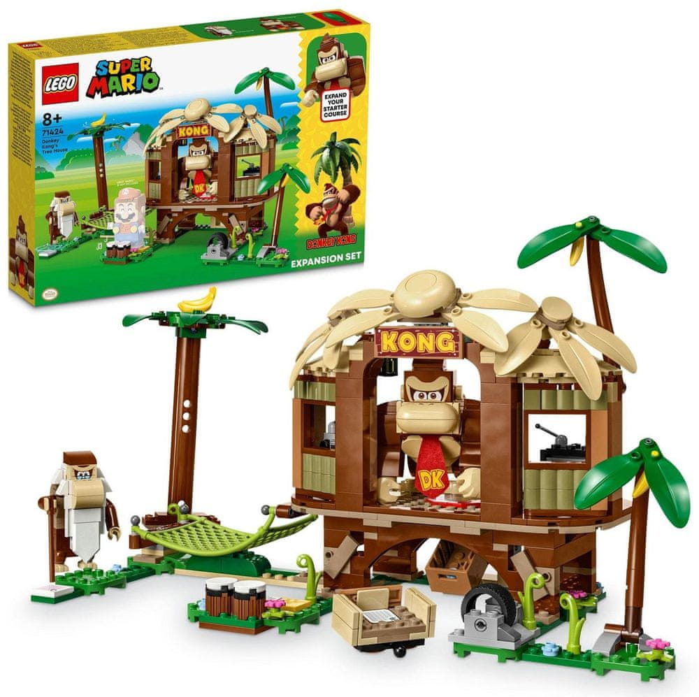 Levně LEGO Super Mario 71424 Donkey Kongův dům na stromě – rozšiřující set