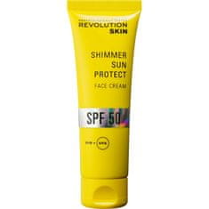Revolution Skincare Krém na obličej SPF 50 Shimmer Sun Protect (Face Cream) 50 ml