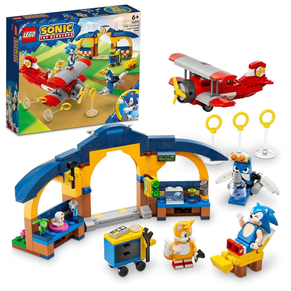 Levně LEGO Sonic The Hedgehog 76991 Tailsova dílna a letadlo Tornádo