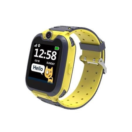 Canyon Chytré hodinky "Tony KW-31", černá-žlutá, pro děti, s fotoaparátem, GSM, CNE-KW31YB