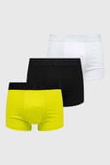 Guess Pánské boxerky U3GG23K6YW0 F8DQ bílé-neon.žluté-černé - Guess L