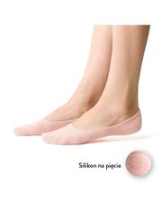 STEVEN Dámské ponožky baleríny Steven art.058 35-40 losos 38-40