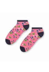 STEVEN Dámské ponožky s vybranými vzory Steven art.114 Růžová 38-40