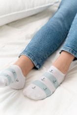 STEVEN Dámské minimaliské ponožky 117 bílá 35-37