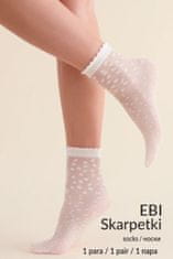 Gabriella Dámské vzorované ponožky EBI béžová UNI