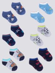 YOCLUB Yoclub Chlapecké kotníkové bavlněné ponožky Vzory Barvy 6-Pack SKS-0008C-AA00-003 Multicolour 23-26
