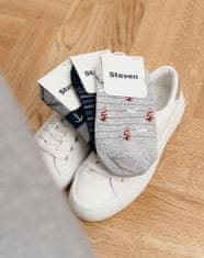 STEVEN Dámské ponožky Steven art.117 35-40 šedá světlá melanž 38-40