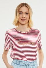 Monnari Monnari Halenky Pruhované dámské tričko Multi Red XL