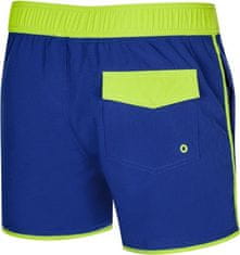 Aqua Speed Pánské plavecké šortky Axel 23 Tmavě modrá se zelenou - AQUA SPEED XS tmavě modrá-zelená