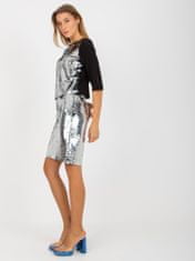 Gemini Dámská sukně LK SD 507019.49 Stříbrná - FPrice stříbrná S-36