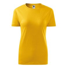 Dámské tričko Classic New W MLI-13304 žlutá - Malfini M